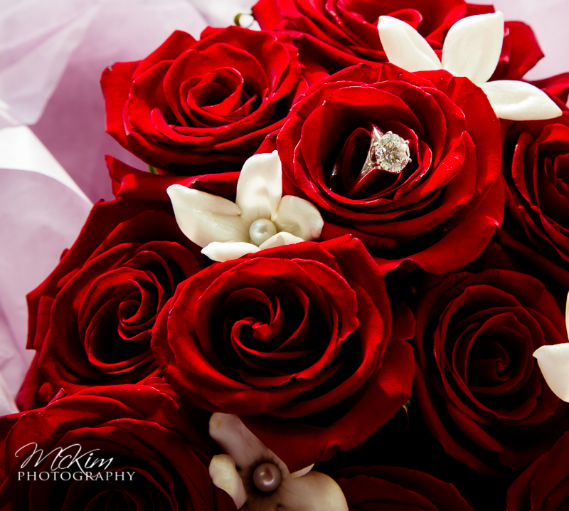 Roses and a diamond, what else could a girl want.